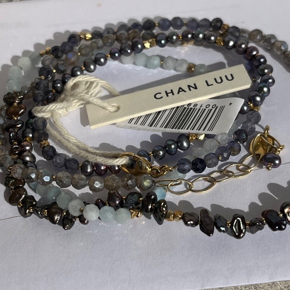 6163zszfMrL._AC_SY300_QL30_.jpg Chan Luu Iolite Stones Mix Five Wrap Bracelet